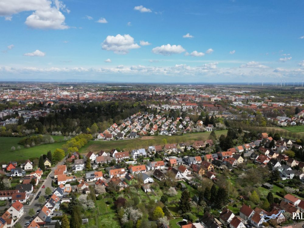 Blick auf Landau in der Pfalz