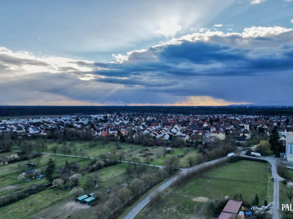 Blick auf Stadt